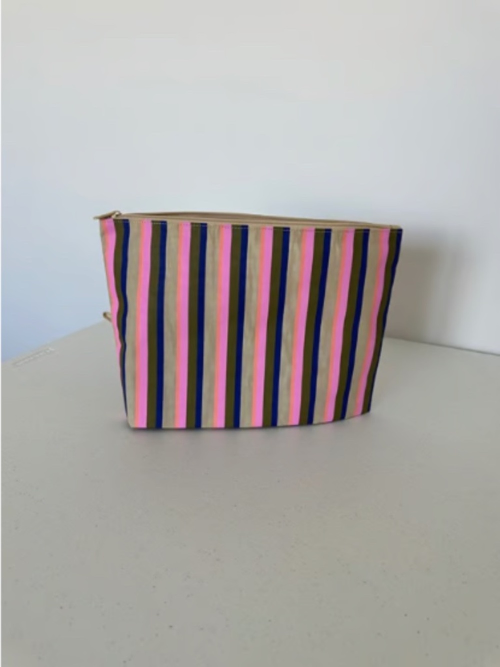 Baggu LARGE Go Pouch - Candy Shop Stripes
